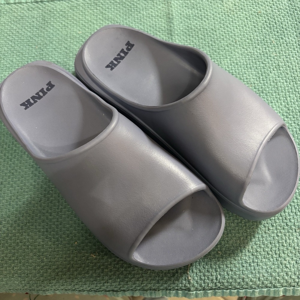 Victoria Secret Pink Women's Slip On Sandals Shoes Size 9‎ Periwinkle Y2K
